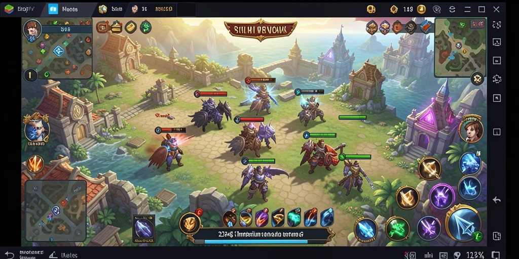Tampilan gameplay 234E yang menarik dan dinamis.
