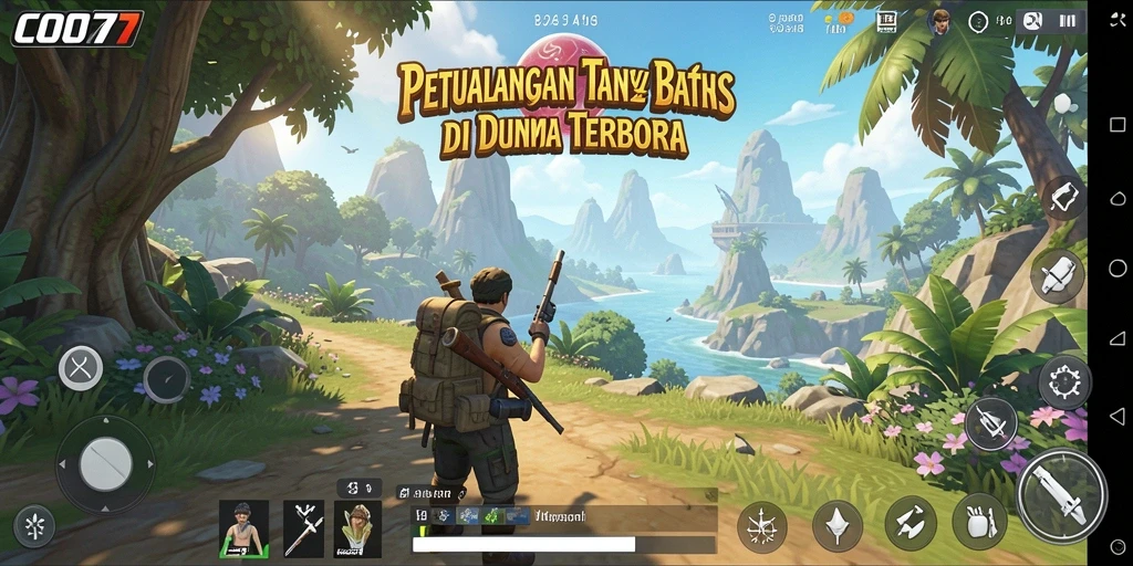 Gameplay Open World dari COO77 menunjukkan eksplorasi yang mendalam.