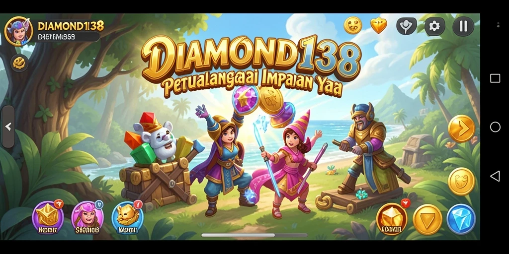 Tampilan gameplay SLG yang menarik di DIAMOND138.