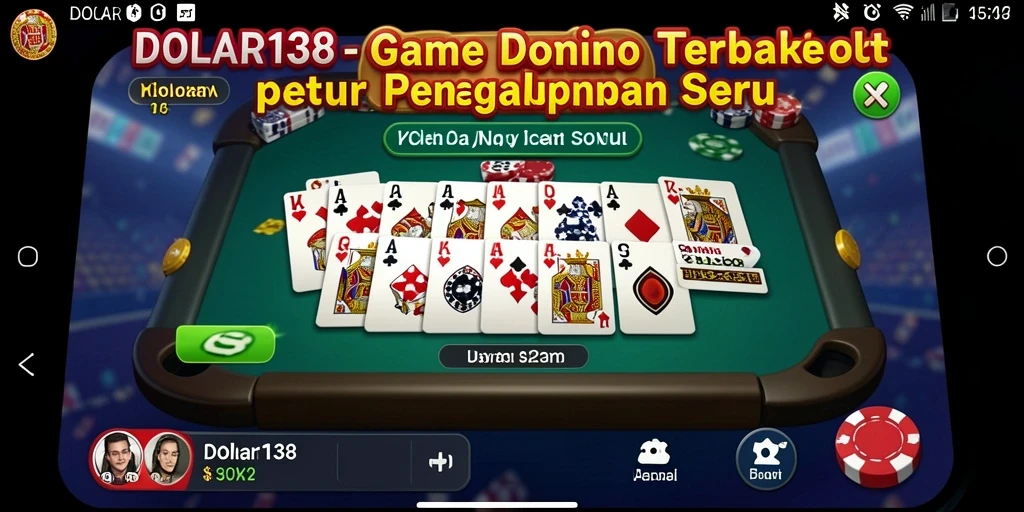 Screenshot gameplay DOLAR138 menampilkan aksi domino yang seru.