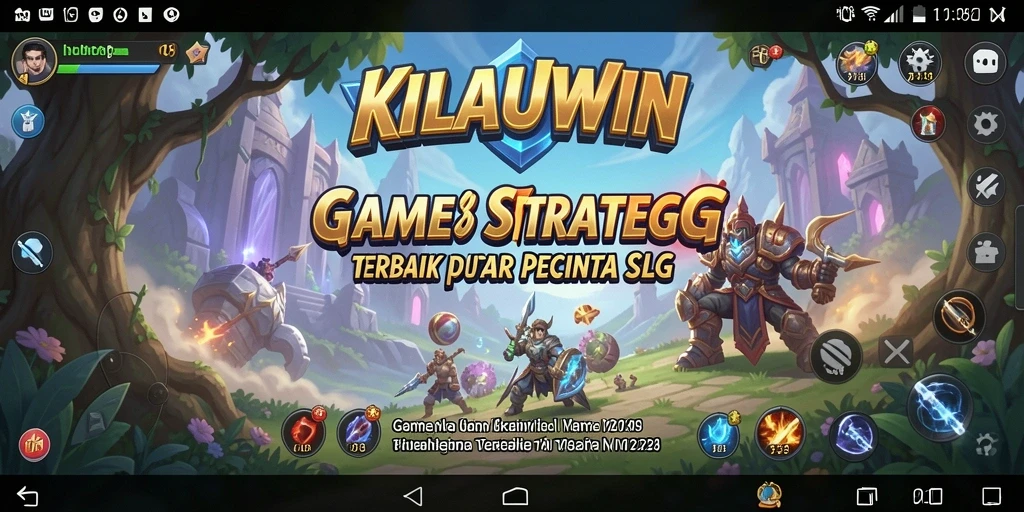 Tampilan gameplay mendalam dari KILAUWIN dengan strategi SLG yang menarik.