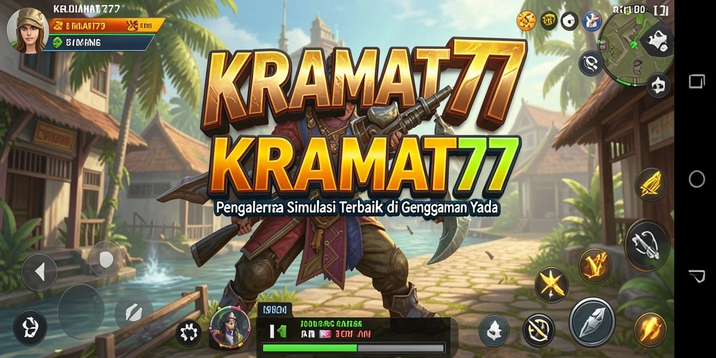 Tampilan gameplay interaktif dalam KRAMAT77 yang memukau.