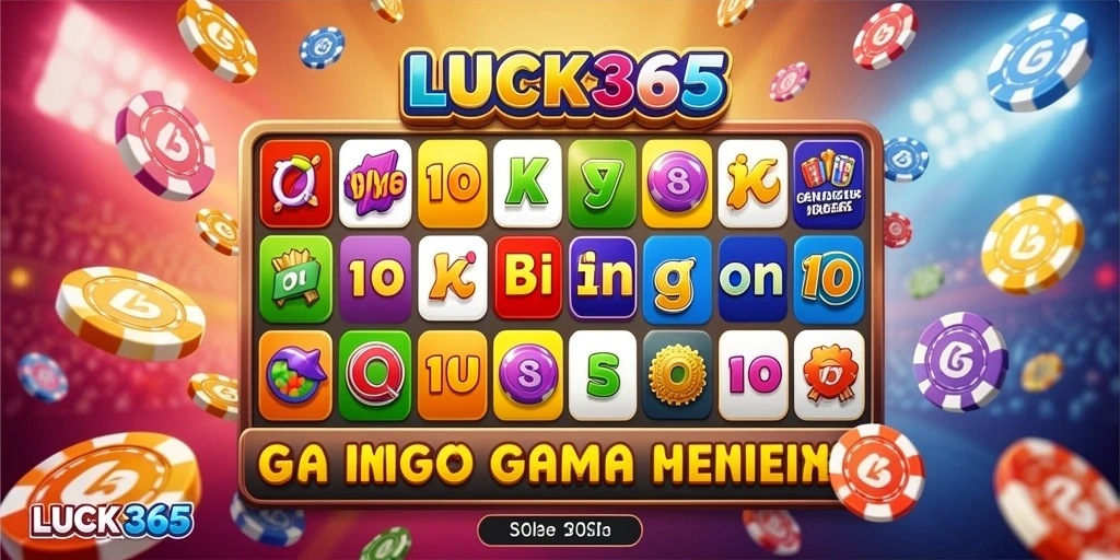 Tampilan gameplay menarik dari permainan Bingo LUCK365.