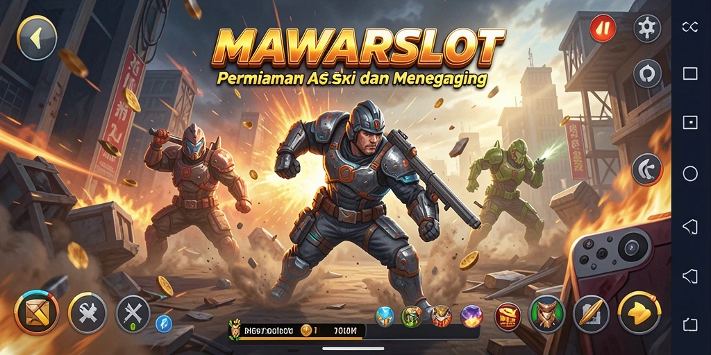 Screenshot gameplay MAWARSLOT menampilkan aksi seru dan mendebarkan.