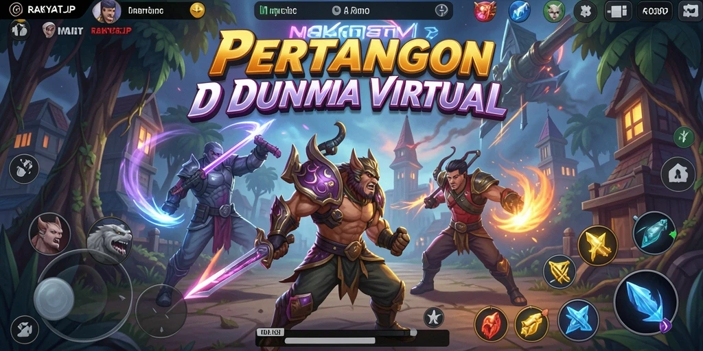 Tampilan gameplay <strong>RAKYATJP</strong> yang mendebarkan dan penuh aksi.