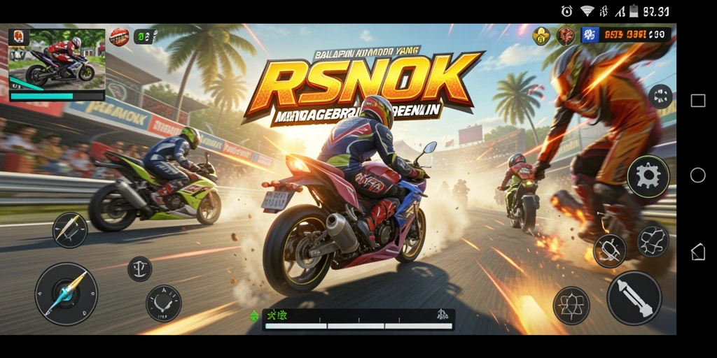 Tampilan gameplay RSNOK yang menegangkan dan memukau.
