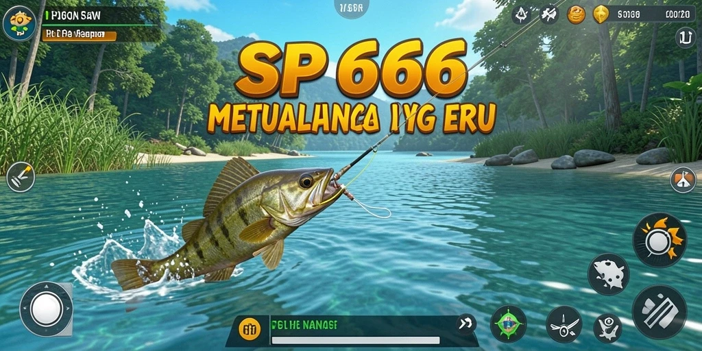 Tampilan gameplay SP666 menampilkan aksi memancing yang seru dan realistis.