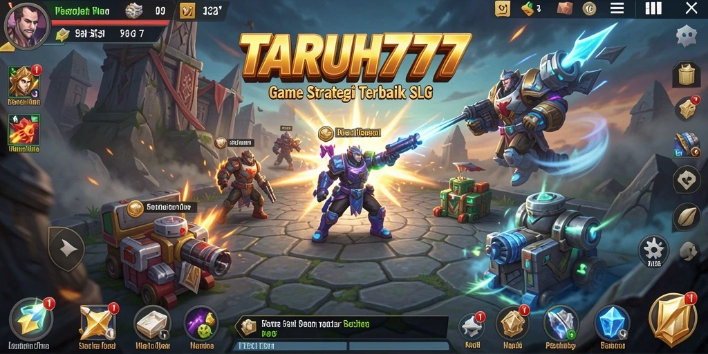 Tampilan gameplay TARUH777 dengan strategi mendetail.